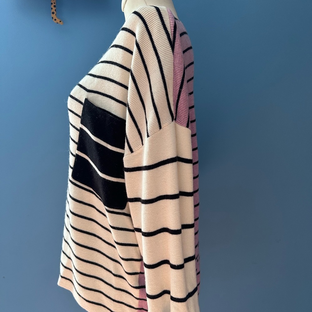 Anthropologie Oversized Striped Sweater